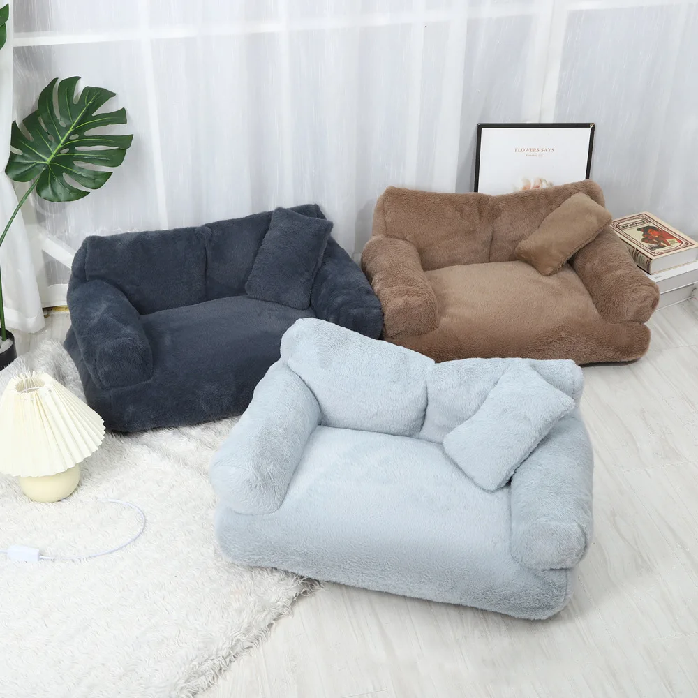 Modern Rabbit Plush Pet Sofa Bed Thickened Fabric Cushion Comfortable Universal for Cat Wholesale for Home Office Living Room
Modern Rabbit Plush Pet Sofa Bed Thickened Fabric Cushion Comfortable Universal for Cat Wholesale for Home Office Living Room