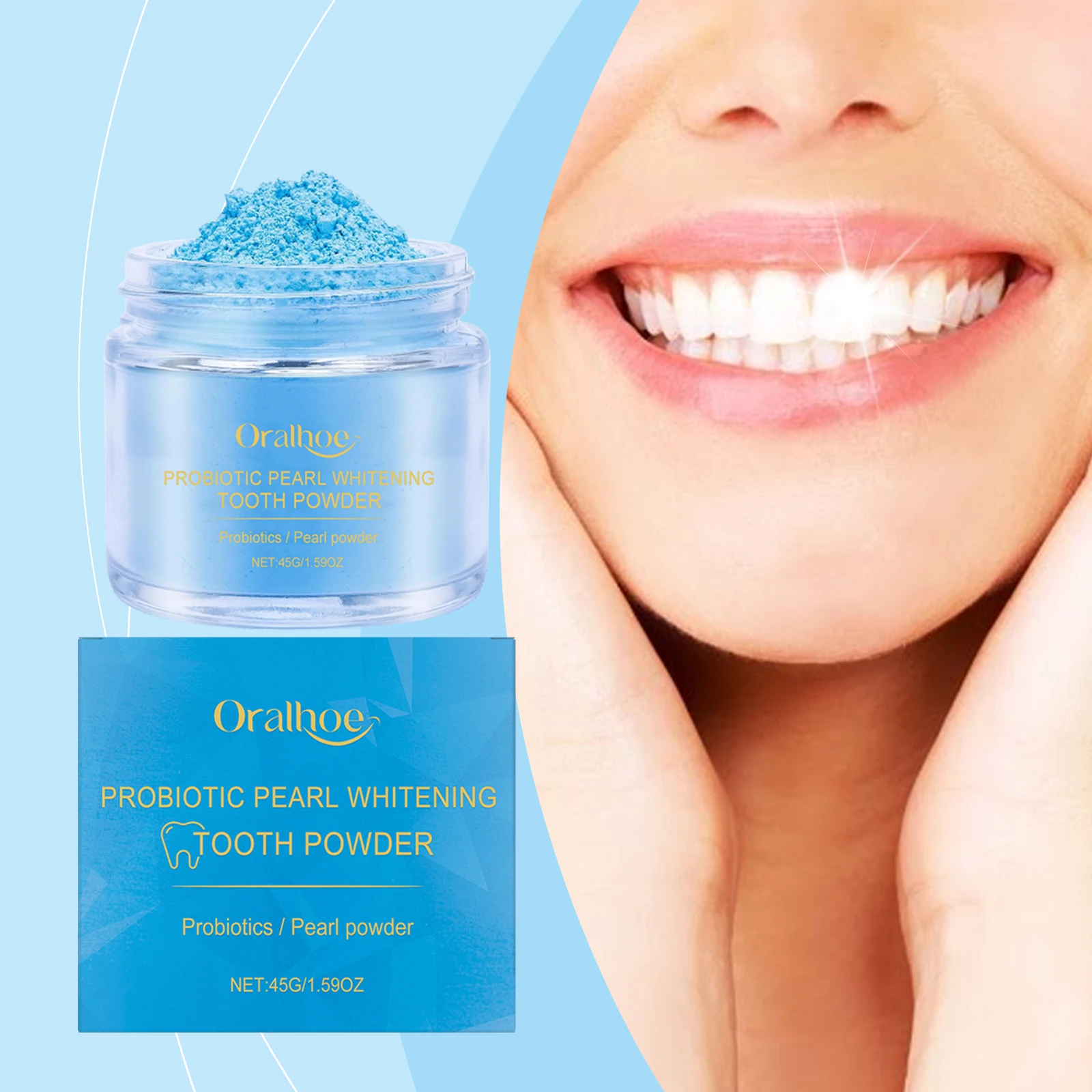 Teeth Bleaching Powder Plaque Stains Removal Improve Oral Smell Repair Enamel Dental Color Correcting Deep Cleaning Teeth Powder
Teeth Bleaching Powder Plaque Stains Removal Improve Oral Smell Repair Enamel Dental Color Correcting Deep Cleaning Teeth Powder
