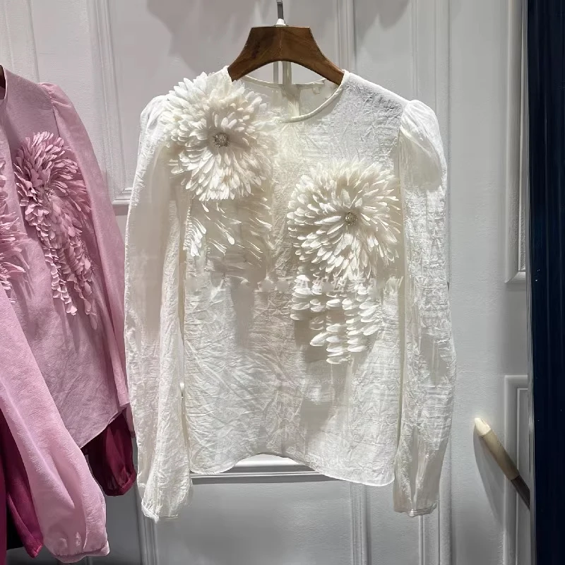 Модные новые блузки для женщин с аппликациями в стиле пэчворк, минималистичные, с круглым вырезом, рукавами-фонариками, на молнии, женские рубашки с декоративными вставками.
Модные новые блузки для женщин с аппликациями в стиле пэчворк, минималистичные, с круглым вырезом, рукавами-фонариками, на молнии, женские рубашки с декоративными вставками.