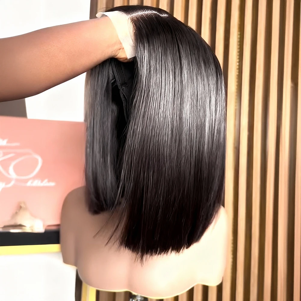 Natural Bob Wigs 10 Inch Bob Wig Human Hair 13x4 Black Glueless Wear And Go Straight Lace Front Wig Peruvian Female Wig
Natural Bob Wigs 10 Inch Bob Wig Human Hair 13x4 Black Glueless Wear And Go Straight Lace Front Wig Peruvian Female Wig