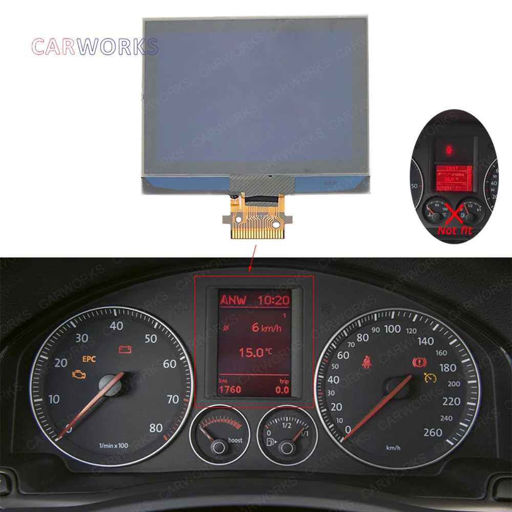 Instrument Cluster LCD Screen Display For VW Golf V MK5 Jetta Touran Passat EOS US Model VDO Dashboard Pixel Repair
Instrument Cluster LCD Screen Display For VW Golf V MK5 Jetta Touran Passat EOS US Model VDO Dashboard Pixel Repair