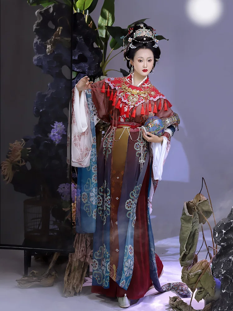 Осень 2024, новая женская одежда Hanfu, традиционная китайская живопись, восстановление, сказочная картина, блестящая церемония, юбка
Осень 2024, новая женская одежда Hanfu, традиционная китайская живопись, восстановление, сказочная картина, блестящая церемония, юбка