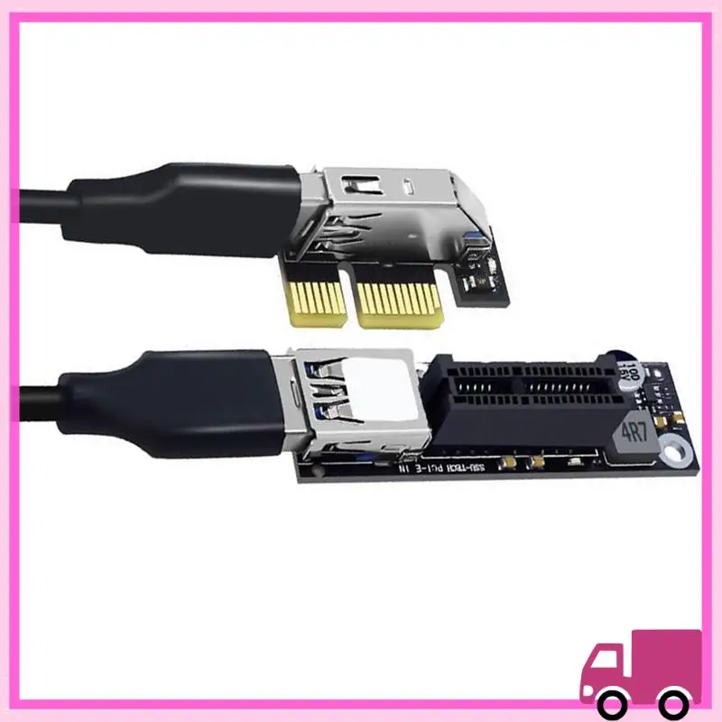 Compact PCIE Riser Cable 10Gbps USB 3.0 PCI Express X1 To X1 Extension Cable Adapter Card Converter For Desktop PC 0.6M
Compact PCIE Riser Cable 10Gbps USB 3.0 PCI Express X1 To X1 Extension Cable Adapter Card Converter For Desktop PC 0.6M