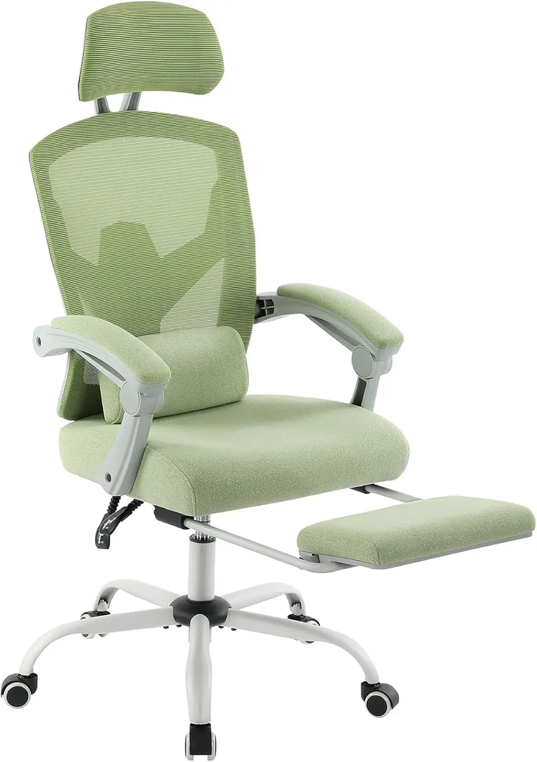 Home Office Desk Chair With Footrest, High-Ba Mesh Rolling Swivel Reclining Chairs With Wheels, Comfortable Headrest, Lumbar
Home Office Desk Chair With Footrest, High-Ba Mesh Rolling Swivel Reclining Chairs With Wheels, Comfortable Headrest, Lumbar