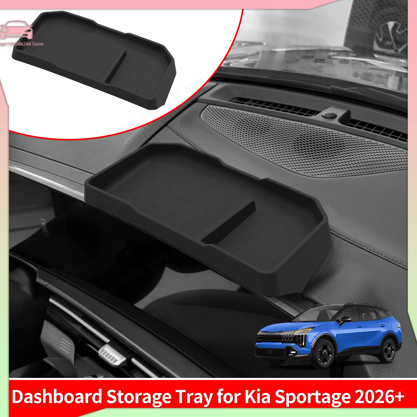 Left Drive for Kia Sportage NQ5 2022-2026 Car Dashboard Tray Display Screen Rear Storage Box Silicone Organizer Accessories
Left Drive for Kia Sportage NQ5 2022-2026 Car Dashboard Tray Display Screen Rear Storage Box Silicone Organizer Accessories