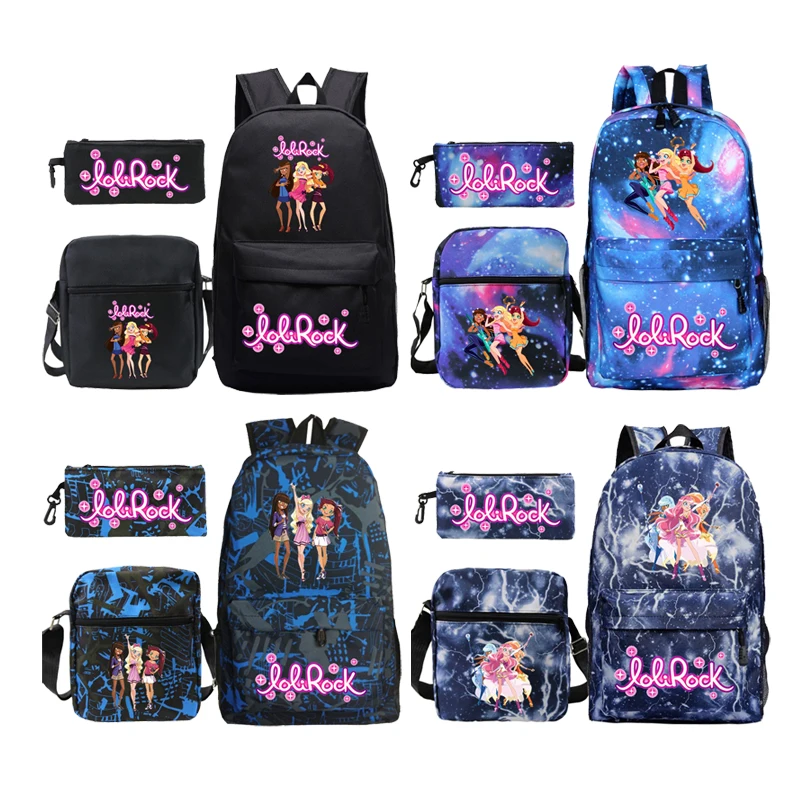 LoliRock Backpacks Students bookbag 3pcs Set Pencil Case Shoulder Bags Boys Girls back to school bag Teens Travel Bags Mochila
LoliRock Backpacks Students bookbag 3pcs Set Pencil Case Shoulder Bags Boys Girls back to school bag Teens Travel Bags Mochila