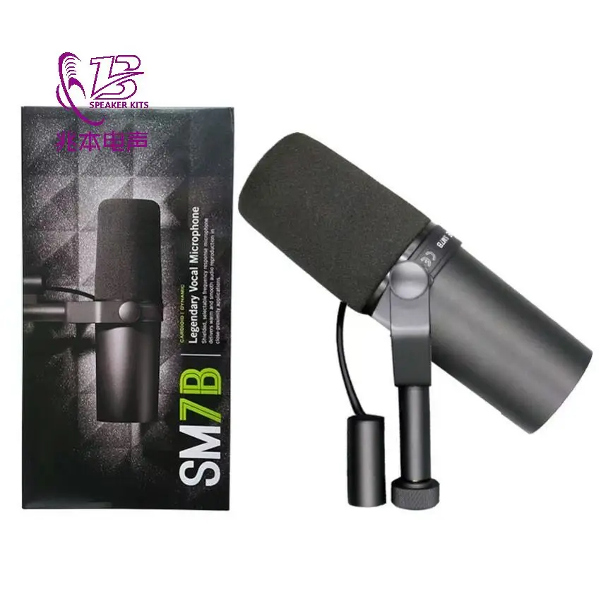 SM7B Проводной микрофон с подвижной катушкой Live Studio Дублинг TIKTOK Hosts Дублинг Профессиональные микрофоны
SM7B Проводной микрофон с подвижной катушкой Live Studio Дублинг TIKTOK Hosts Дублинг Профессиональные микрофоны