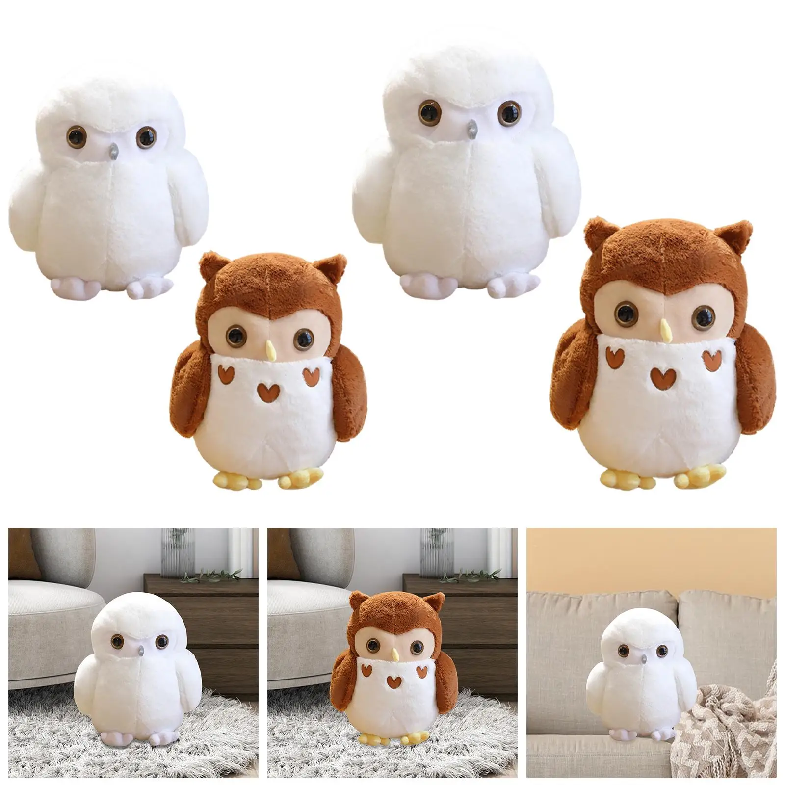 Plush Owl Doll, Plushie Pillow ,Adorable, Comfortable, Soft, Hugging Gift Stuffed Animal Toy Cute for Girls Boys Kids Home
Plush Owl Doll, Plushie Pillow ,Adorable, Comfortable, Soft, Hugging Gift Stuffed Animal Toy Cute for Girls Boys Kids Home