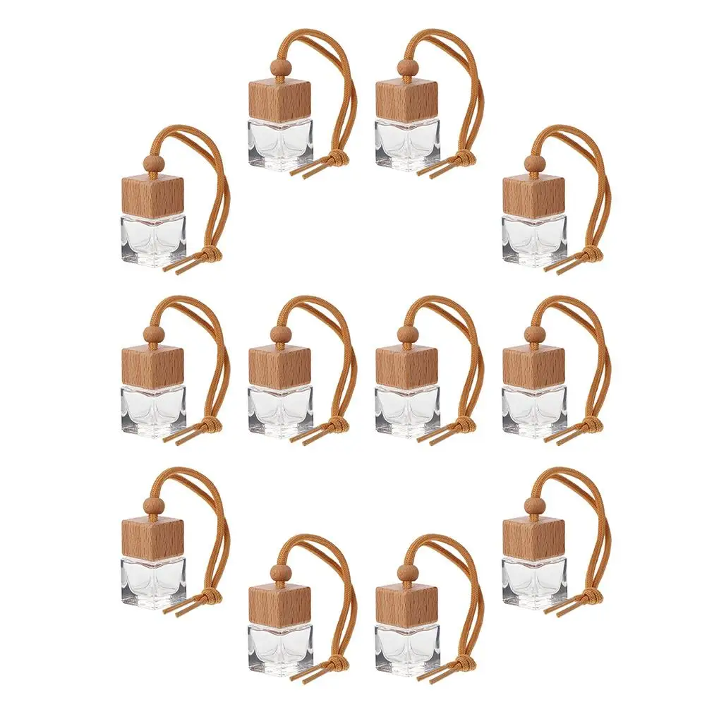 12 Pcs Perfume Bottle Wooden Lid Glass Clear Aromatherapy Hanging Ornaments Stylish Car Diffuser Fragrance Decor Square Bottle
12 Pcs Perfume Bottle Wooden Lid Glass Clear Aromatherapy Hanging Ornaments Stylish Car Diffuser Fragrance Decor Square Bottle
