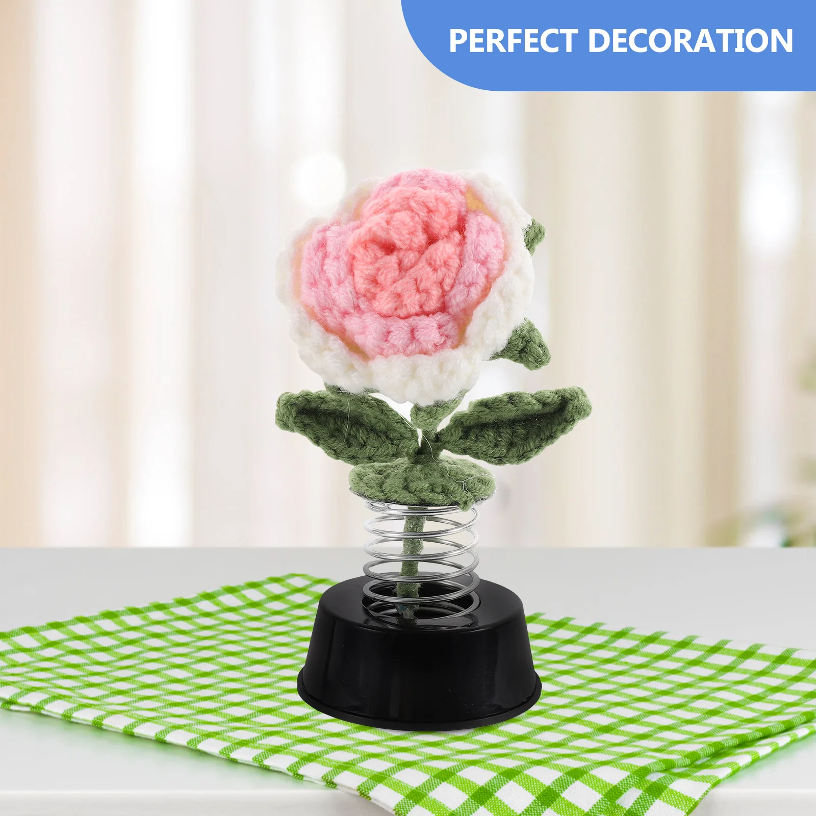 Finished Small Red Flowers Crochet Artificial Plant Decor Desktop naments GreenPlant Bonsai H made Woolen Adornment Realistic
Finished Small Red Flowers Crochet Artificial Plant Decor Desktop naments GreenPlant Bonsai H made Woolen Adornment Realistic