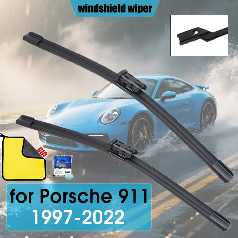 For Porsche 911 ( 996 997 991 992) 1997-2022 22"+21" Car Wiper Front Wiper Blade Fit U Hook&Push Button Arm Front Windscreen
For Porsche 911 ( 996 997 991 992) 1997-2022 22"+21" Car Wiper Front Wiper Blade Fit U Hook&Push Button Arm Front Windscreen