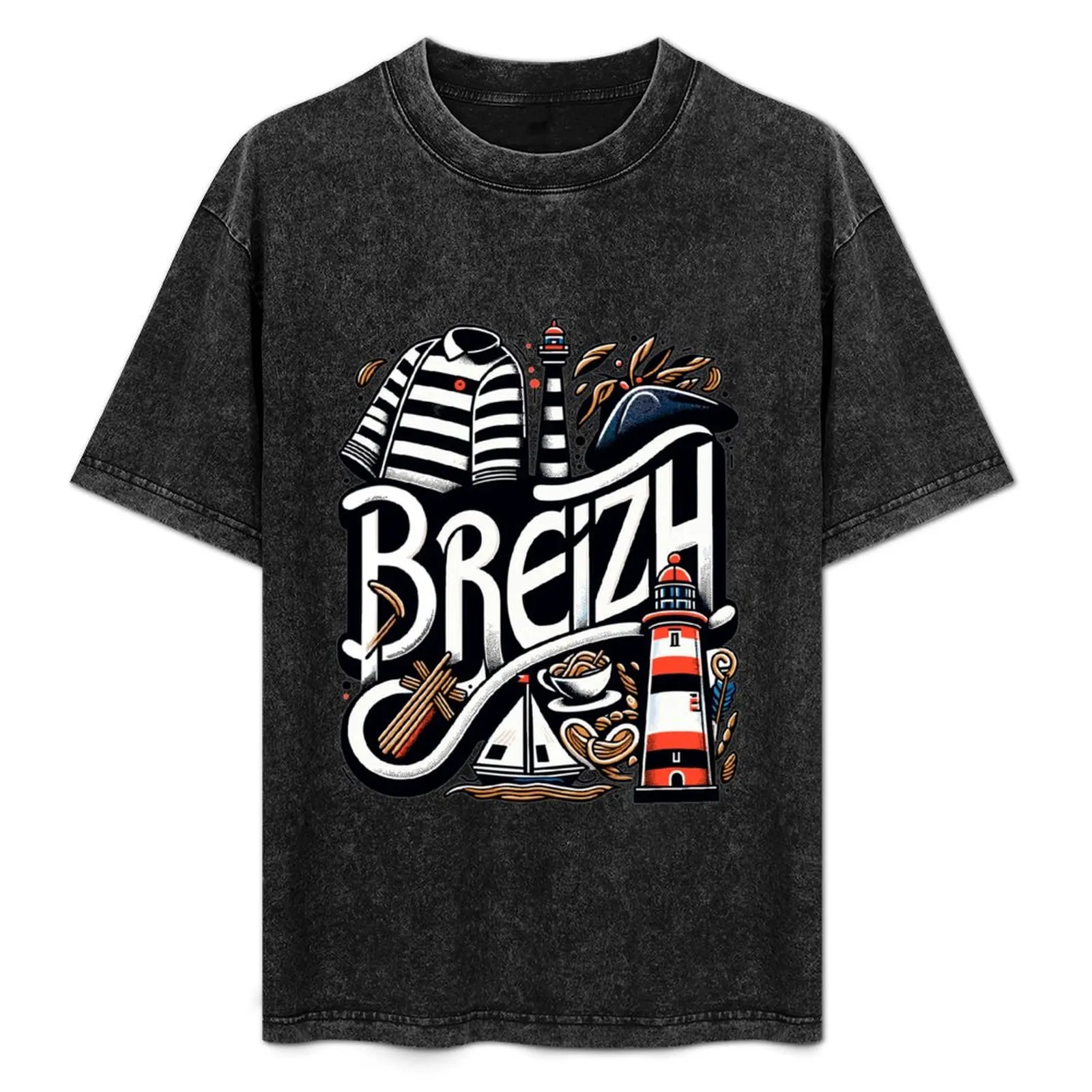 Breizh Spirit T-Shirt Basic Plain Tee for Spring and Summer
Breizh Spirit T-Shirt Basic Plain Tee for Spring and Summer