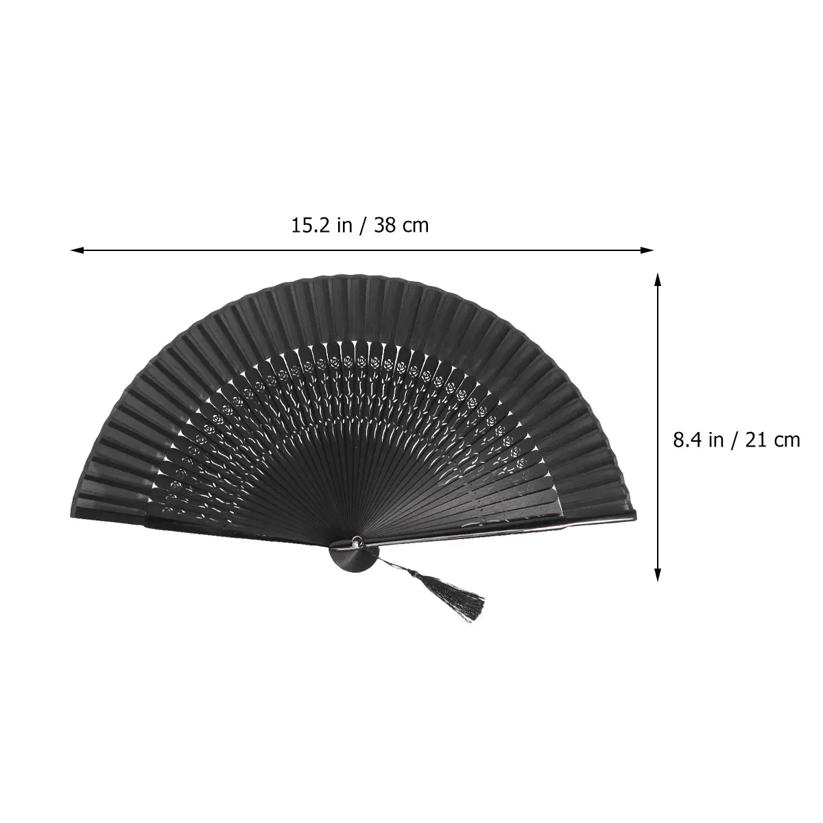 Antiquities Dance Fan Craft Fan Folding Fan Handhled Fan Style for Friends Family Co-worker (Rose Hollow + Black Fan C
Antiquities Dance Fan Craft Fan Folding Fan Handhled Fan Style for Friends Family Co-worker (Rose Hollow + Black Fan C