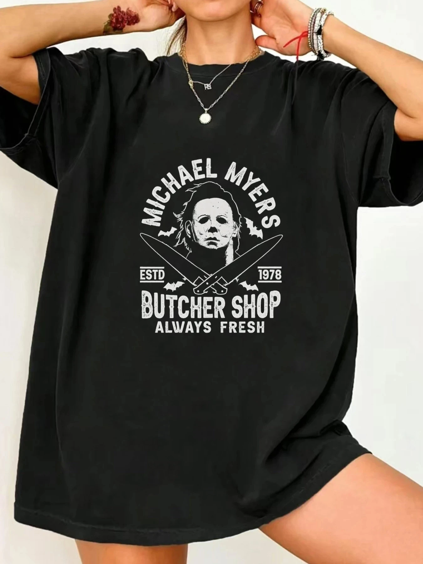 【013333】 Женская футболка больших размеров с круглым вырезом и короткими рукавами, эластичными рукавами и модными принтами
【013333】 Женская футболка больших размеров с круглым вырезом и короткими рукавами, эластичными рукавами и модными принтами