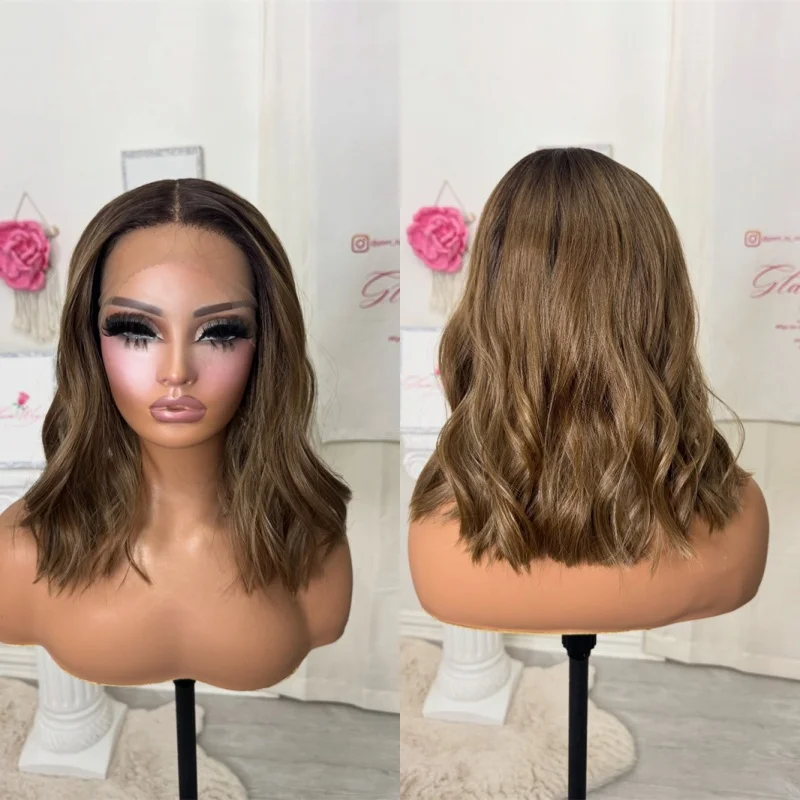 Модный парик Ombre Шоколадно-коричневый Мягкий HD Парик фронта шнурка Модный синтетический парик Короткая волна Боб Эластичные полные парики Легкое обслуживание
Модный парик Ombre Шоколадно-коричневый Мягкий HD Парик фронта шнурка Модный синтетический парик Короткая волна Боб Эластичные полные парики Легкое обслуживание