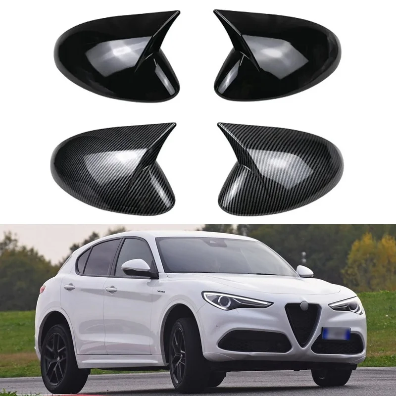 Carbon Fiber Style Side Mirror Cover Cap For Alfa Romeo Stelvio 2017-2023
Carbon Fiber Style Side Mirror Cover Cap For Alfa Romeo Stelvio 2017-2023