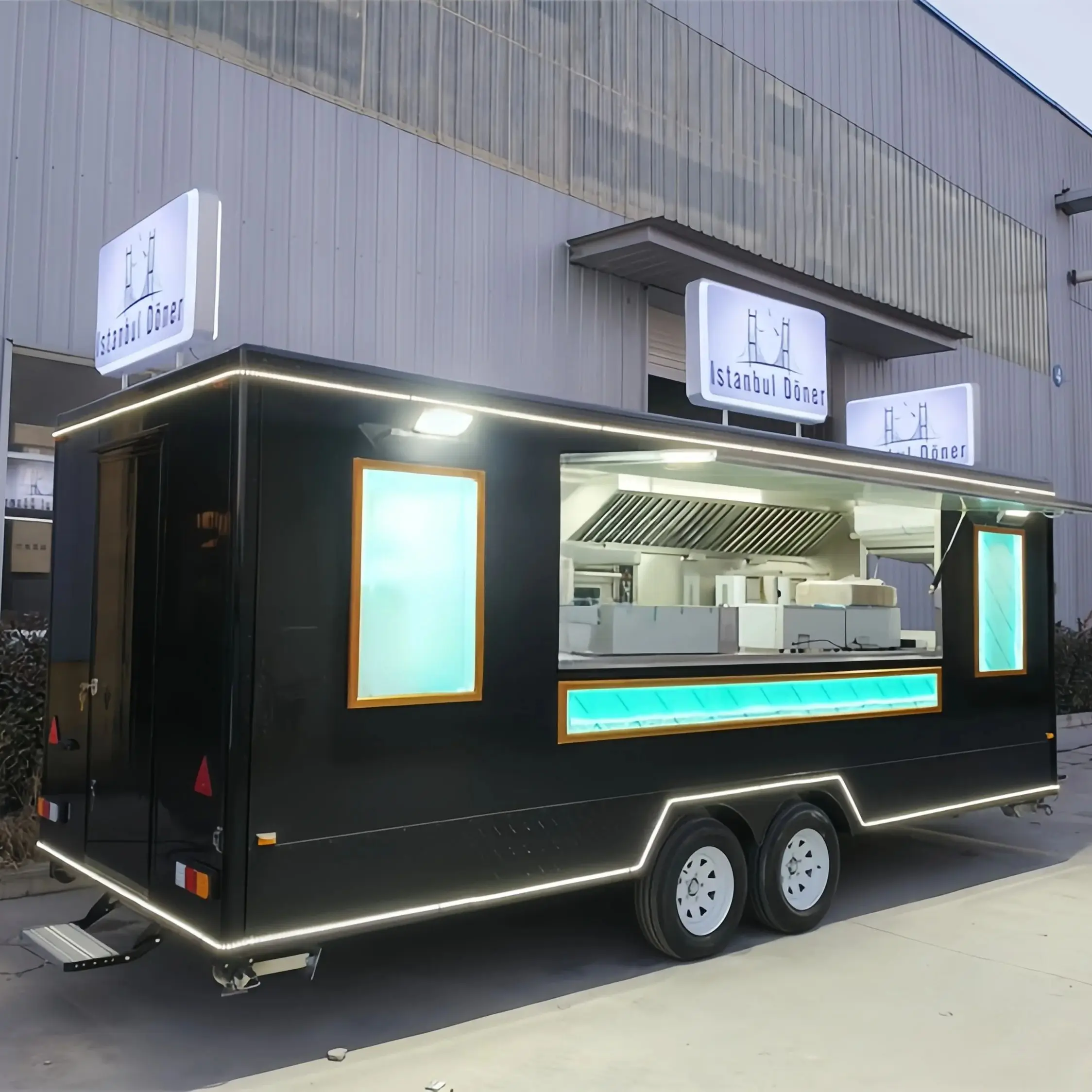 Food Truck Trailer with Full Kitchen Towable Fast Retail Food Truck Mobile Restaurant Tent Caravan
Food Truck Trailer with Full Kitchen Towable Fast Retail Food Truck Mobile Restaurant Tent Caravan