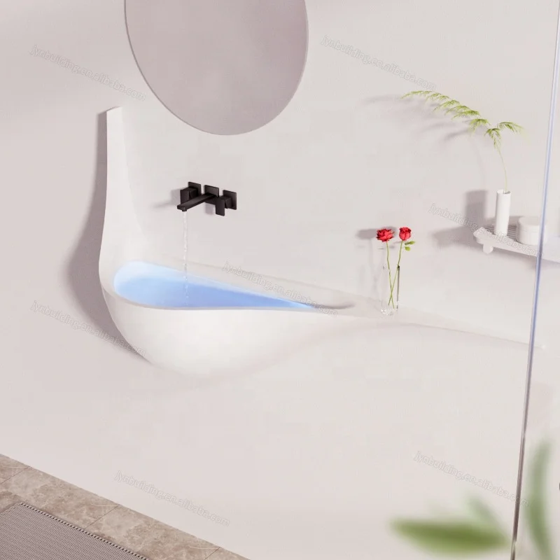 Curved Artistic Basin Co Rian Material Semi Embedded Basin Integrated Washbasin Restroom Washroom Bathroom Sink Countertop Basin
Curved Artistic Basin Co Rian Material Semi Embedded Basin Integrated Washbasin Restroom Washroom Bathroom Sink Countertop Basin