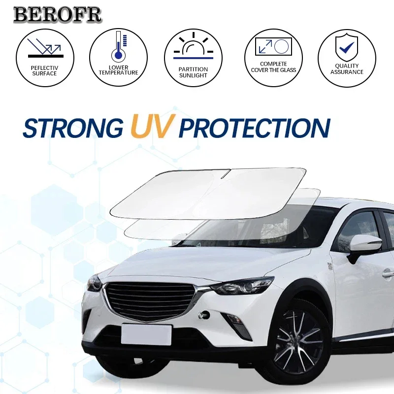 Windshield Sun Shade For Mazda CX3 CX-3 Sunshade Sun Visor Protector Foldable Blocks UV Rays Keep Your Car Cooler
Windshield Sun Shade For Mazda CX3 CX-3 Sunshade Sun Visor Protector Foldable Blocks UV Rays Keep Your Car Cooler