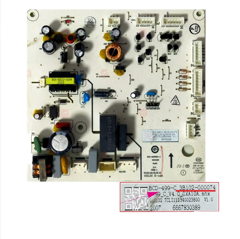 for TCL refrigerator computer board BCD-520WPJD/486WBEF2/BCD-521CW motherboard 3B102-000074
for TCL refrigerator computer board BCD-520WPJD/486WBEF2/BCD-521CW motherboard 3B102-000074 
