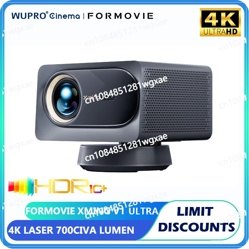 LED Home Portable Cinema MEMC 4K 2+32GB Formovie Xming V1 Super Projector 1100ANSI Lumens HDR
LED Home Portable Cinema MEMC 4K 2+32GB Formovie Xming V1 Super Projector 1100ANSI Lumens HDR