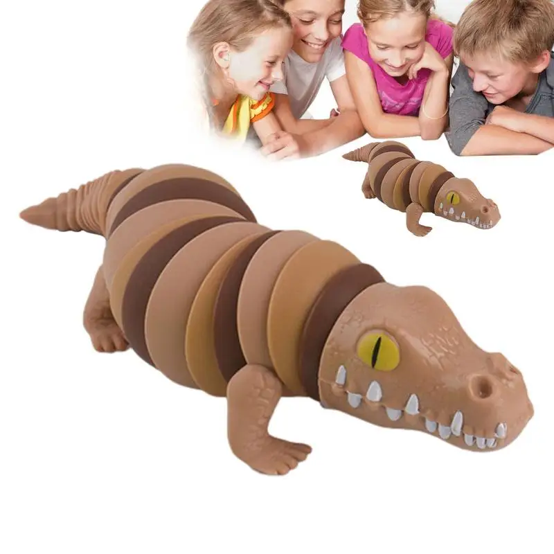 Crocodile Sensory Toy Hand Sensory Fidget Toy For Kids Cartoon Crocodile Articulated Jointed Moving Creature Toy Cute Finger Toy
Crocodile Sensory Toy Hand Sensory Fidget Toy For Kids Cartoon Crocodile Articulated Jointed Moving Creature Toy Cute Finger Toy