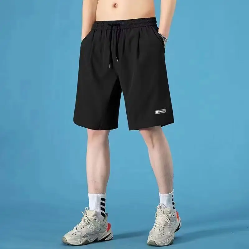 Summer Ice Silk Drawstring Shorts For Men Casual Breathable Quick Drying Cropped Short Pants
Summer Ice Silk Drawstring Shorts For Men Casual Breathable Quick Drying Cropped Short Pants