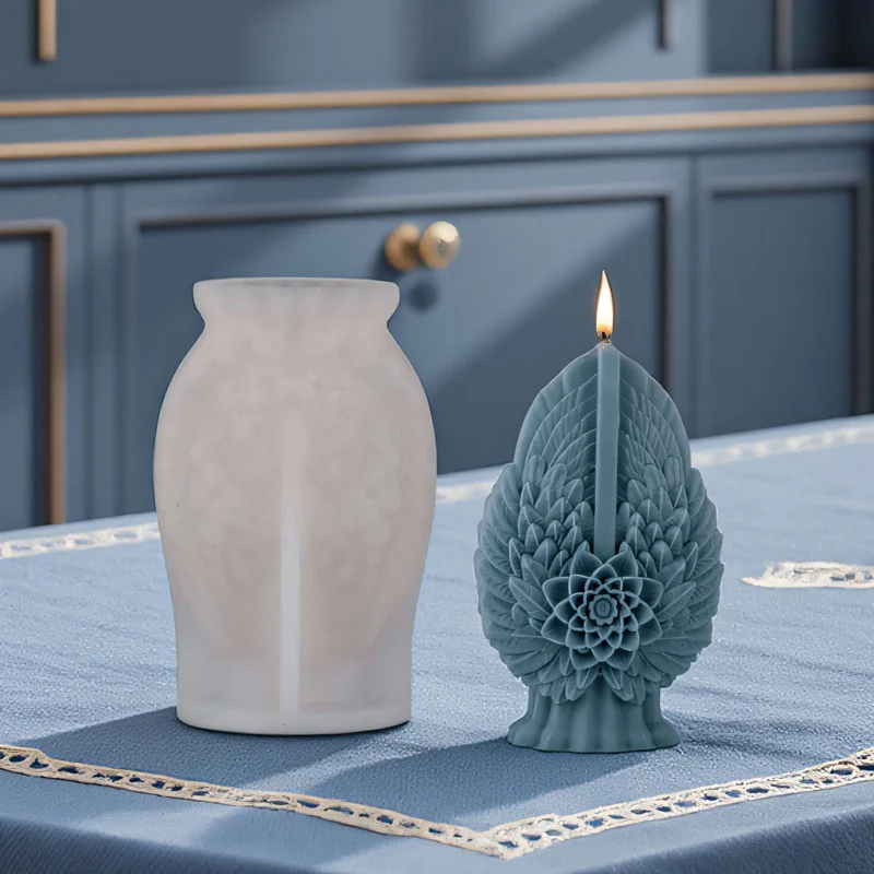 4pcs New Winged Flower Candle Mold Silicone - DIY Scented Candles & Aroma Stones, Elegant Botanical Decor with Winged Design
4pcs New Winged Flower Candle Mold Silicone - DIY Scented Candles & Aroma Stones, Elegant Botanical Decor with Winged Design
