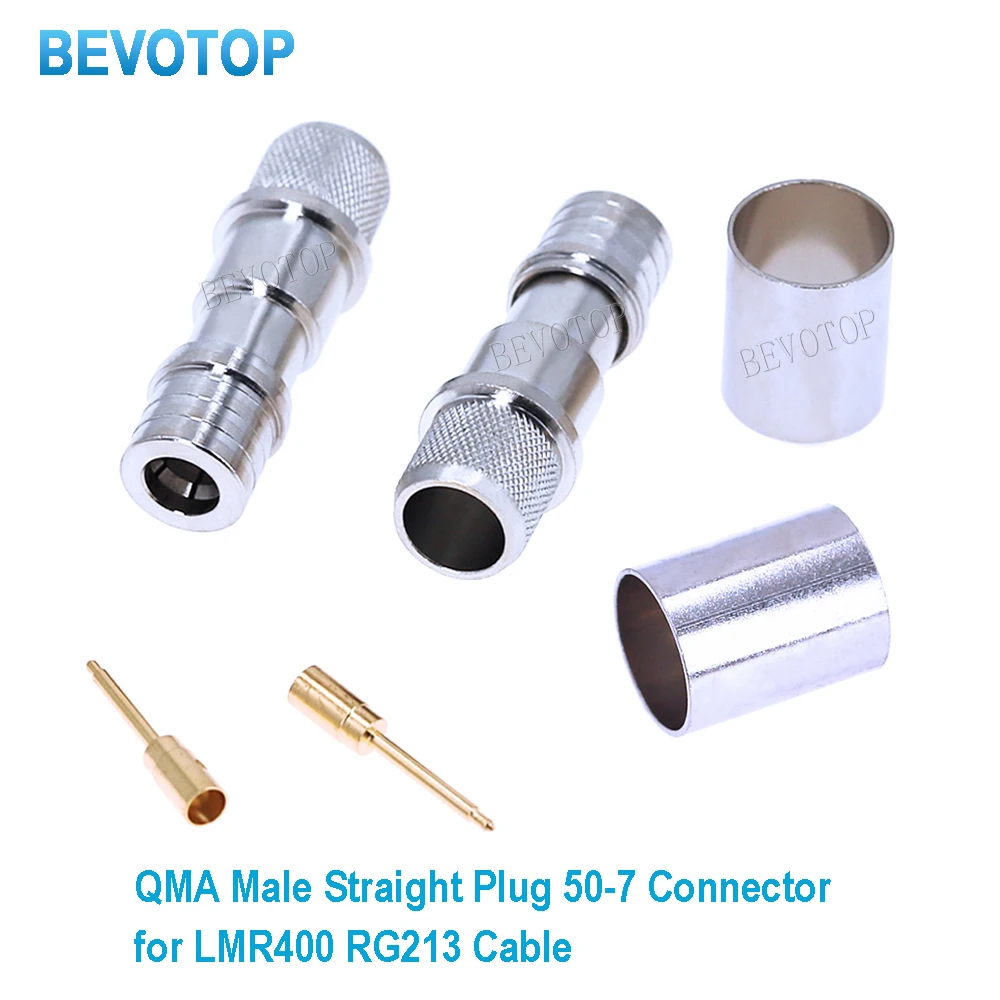 10Pcs/lot RG213 LMR400 QMA Male / Female RF Coaxial Connector 50 Ohm 50-7 QMA Connector for RG-213 LMR-400 Cable Wholesales
10Pcs/lot RG213 LMR400 QMA Male / Female RF Coaxial Connector 50 Ohm 50-7 QMA Connector for RG-213 LMR-400 Cable Wholesales