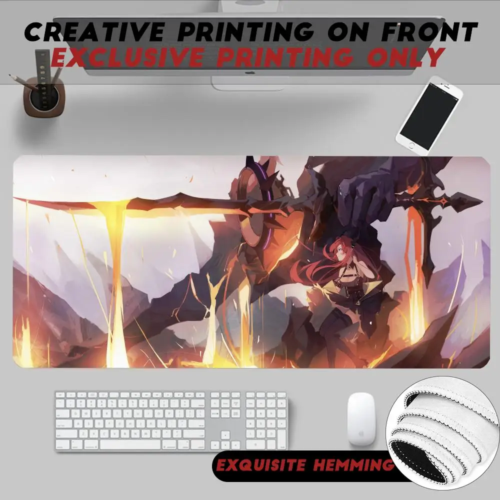 Cool Surtr Hot Game Arknights Mouse Pad Non-Slip Rubber Edge locking mousepads Game play mats for notebook PC computer
Cool Surtr Hot Game Arknights Mouse Pad Non-Slip Rubber Edge locking mousepads Game play mats for notebook PC computer