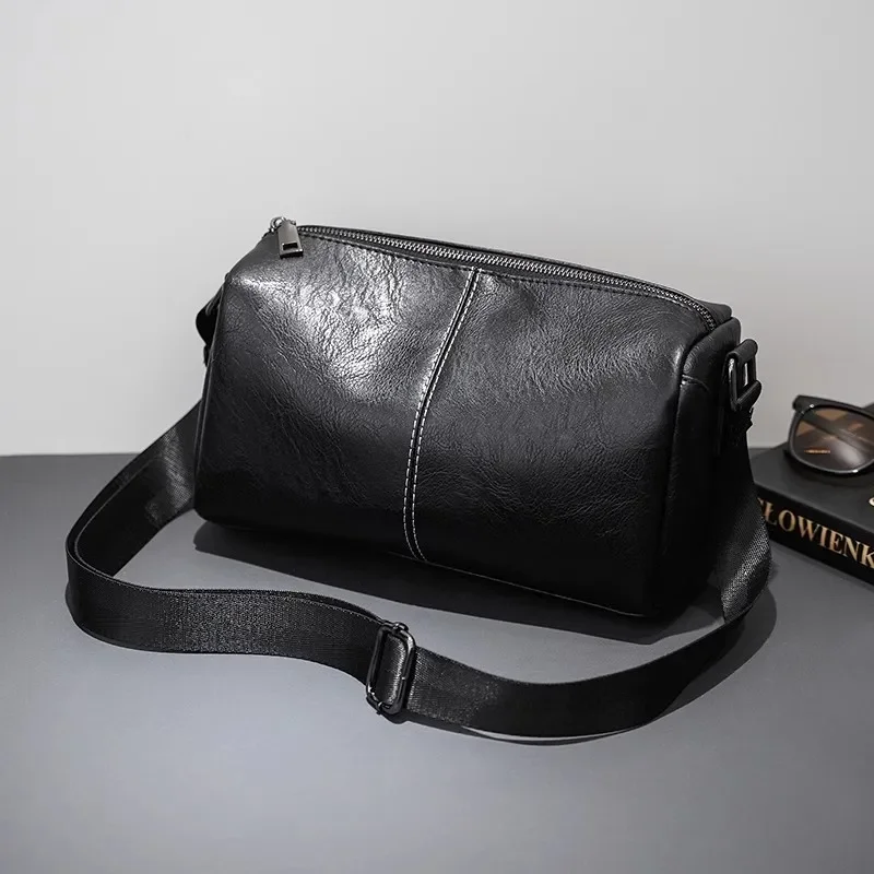 Trendy Men's Shoulder Bag - Vintage Minimalist Crossbody Sling Bag, Casual Square Pillow Bag, Fashionable Messenger Bag for Men
Trendy Men's Shoulder Bag - Vintage Minimalist Crossbody Sling Bag, Casual Square Pillow Bag, Fashionable Messenger Bag for Men