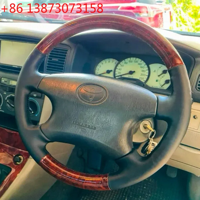 Braid Car Steering Wheel Cover Car Interior for Toyota Corolla 2004 2005 2006 2007 2008 DIY Ultra-thin Peach Wood Grain Leather
Braid Car Steering Wheel Cover Car Interior for Toyota Corolla 2004 2005 2006 2007 2008 DIY Ultra-thin Peach Wood Grain Leather