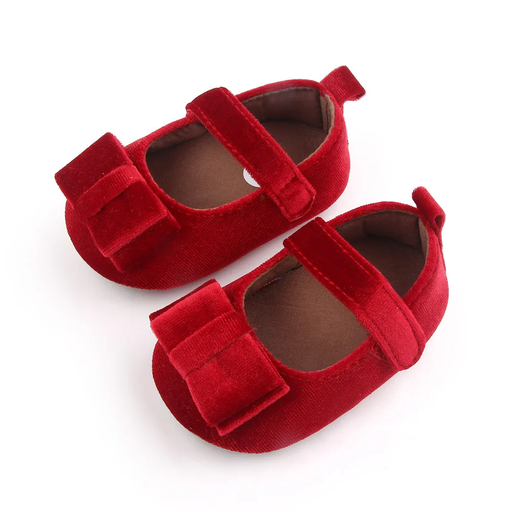 New Year Christmas Prewalker Newborn Baby Girl Princess Red Bow Walking Shoes TPR Sole Anti Slip 0-18 Months Baby Casual Shoes
New Year Christmas Prewalker Newborn Baby Girl Princess Red Bow Walking Shoes TPR Sole Anti Slip 0-18 Months Baby Casual Shoes