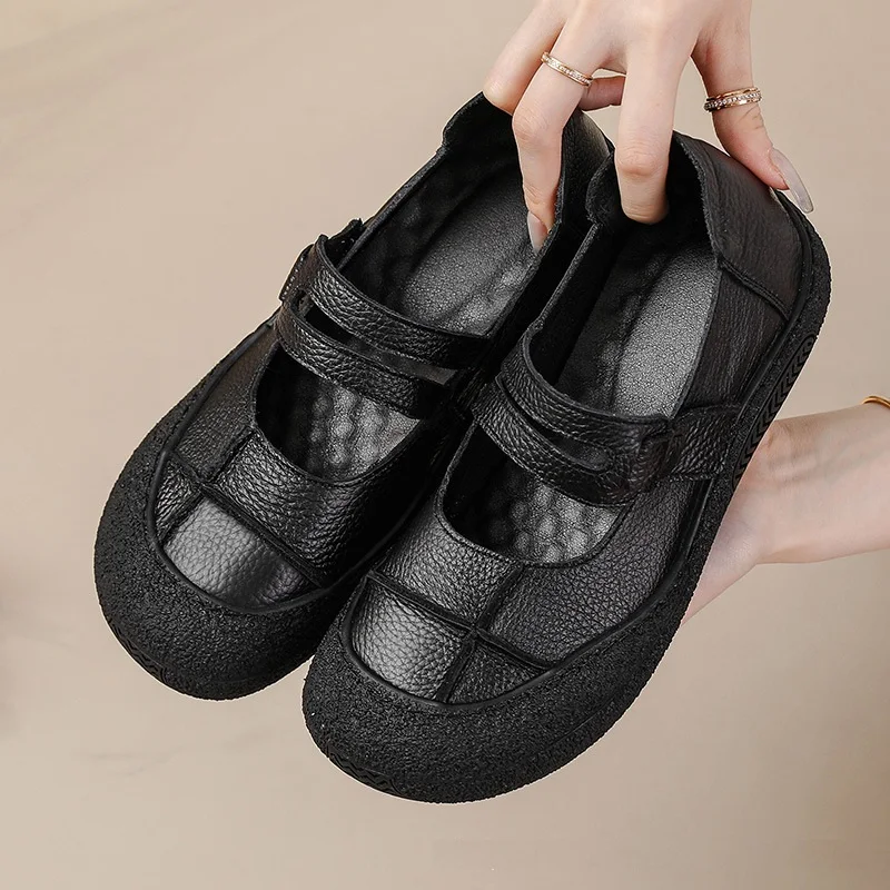 2024 Autumn cow leather flats women's hook loop mary janes shoes woman luxury top quality loafers ladies designer chic moccasin
2024 Autumn cow leather flats women's hook loop mary janes shoes woman luxury top quality loafers ladies designer chic moccasin