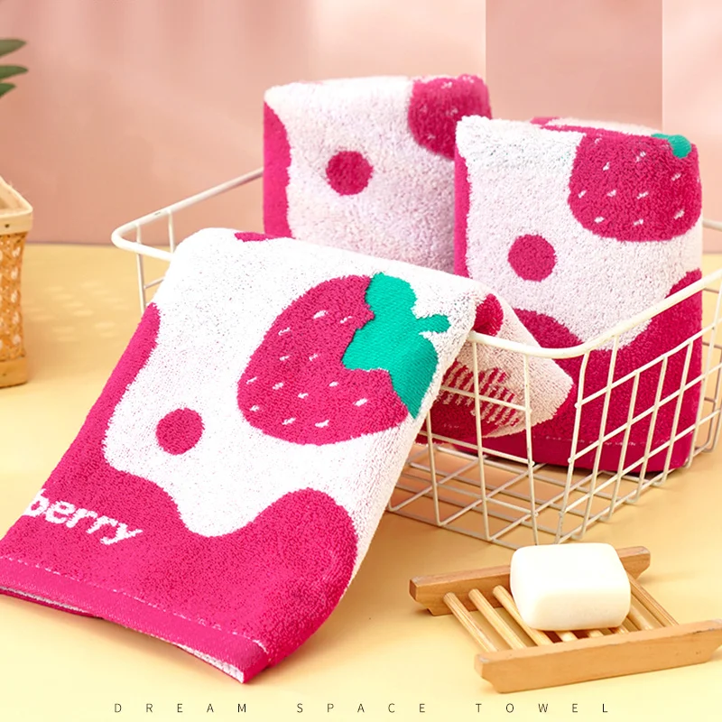 35x68cm Cute Towel for Adults Absorbent Quick Drying Spa Body Wrap Face Hair Shower Strawberry Towels Large Beach Cloth
35x68cm Cute Towel for Adults Absorbent Quick Drying Spa Body Wrap Face Hair Shower Strawberry Towels Large Beach Cloth