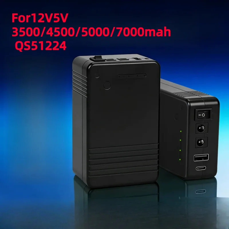 For12V5V3500mah QS51224 Large Capacity Lithium Battery Led Light Strip Monitoring Router Printer Backup Power Supply
For12V5V3500mah QS51224 Large Capacity Lithium Battery Led Light Strip Monitoring Router Printer Backup Power Supply