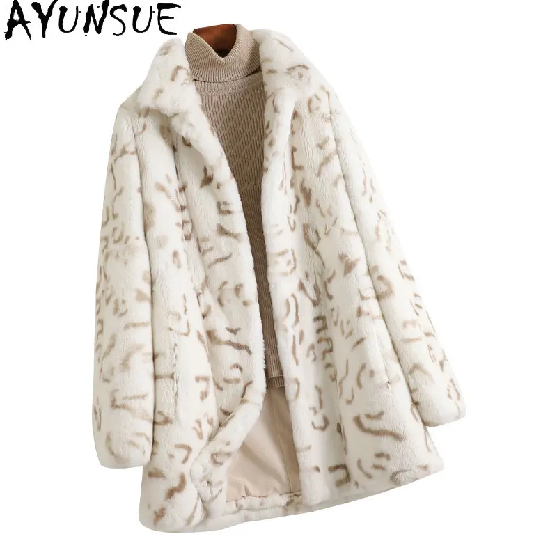 Rex Rabbit Fur Coat Women Clothing Winter Real Fur Coat Fashion Warm Leopard Print Fur Jacket Korean Tops Jaqueta Feminina Zm901
Rex Rabbit Fur Coat Women Clothing Winter Real Fur Coat Fashion Warm Leopard Print Fur Jacket Korean Tops Jaqueta Feminina Zm901