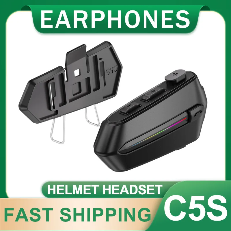 C5S Helmet Headset Wireless Bluetooth 5.3 HiFi Stereo Motorcycle Riding Music Earphones Intelligent Noise Reduction Headphones
C5S Helmet Headset Wireless Bluetooth 5.3 HiFi Stereo Motorcycle Riding Music Earphones Intelligent Noise Reduction Headphones