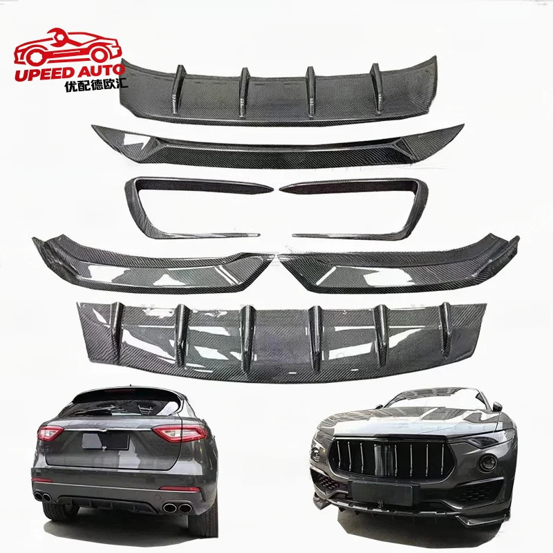 Suitable for Carbon Fiber Material 2016-2023 Maserati Levante Modified LD Style Body Kit Front Lip Air Knife Rear Wing
Suitable for Carbon Fiber Material 2016-2023 Maserati Levante Modified LD Style Body Kit Front Lip Air Knife Rear Wing