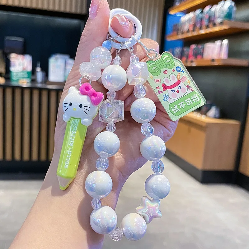 New Sanrio Hello Kitty Kuromi Melody Color Block Kawaii Mobile Phone Rope Accessories Key Chain Backpack Decoration for Girls
New Sanrio Hello Kitty Kuromi Melody Color Block Kawaii Mobile Phone Rope Accessories Key Chain Backpack Decoration for Girls