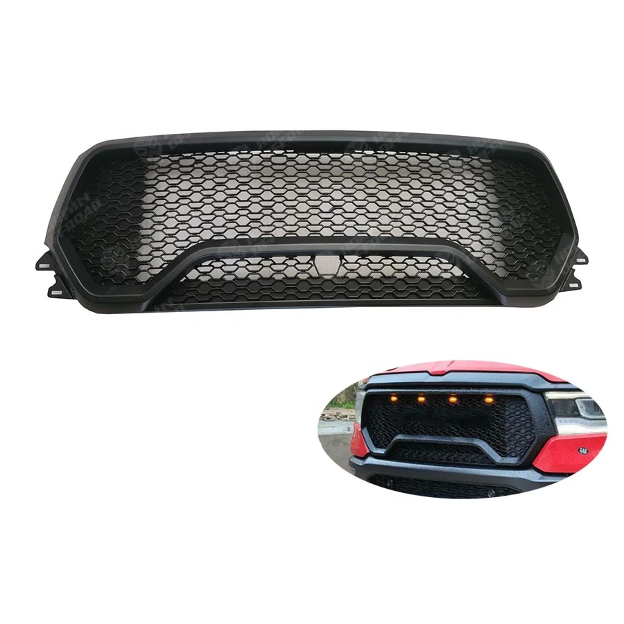 New Car Accessories Grille Front Bumper Mesh Upper Front Hood Bumper Grill Without Amber Light For Ram 1500 2019+
New Car Accessories Grille Front Bumper Mesh Upper Front Hood Bumper Grill Without Amber Light For Ram 1500 2019+