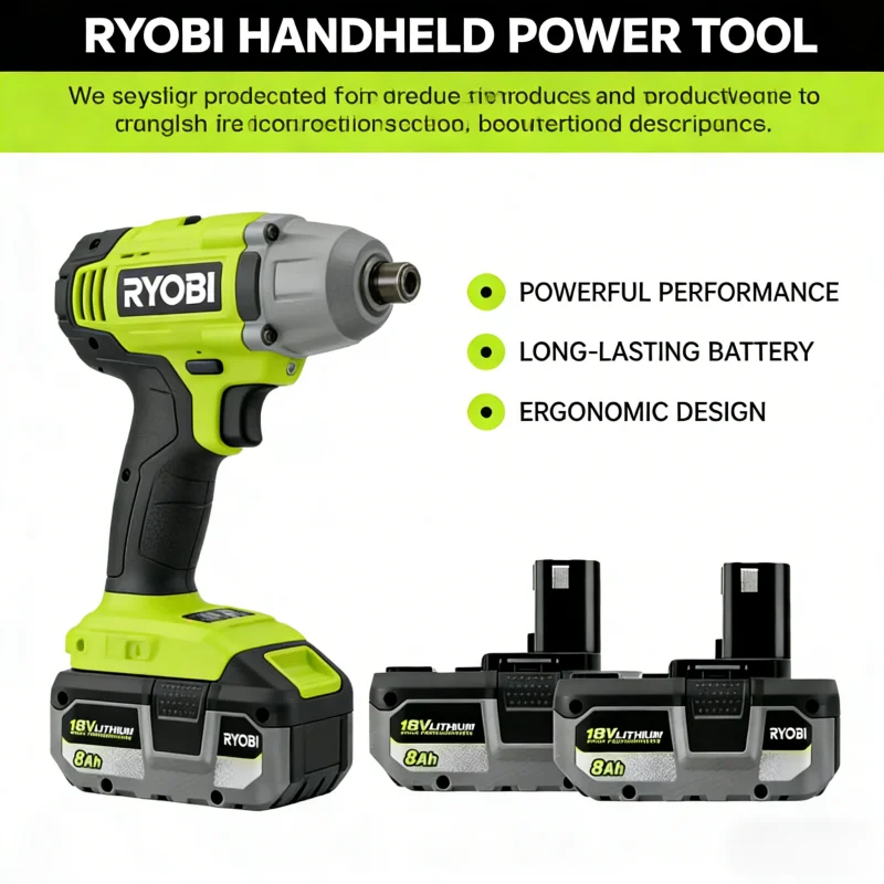 100% Genuine RYOBI 18V One+ Li‑ion Battery Pack Extended Runtime Rechargeable Replacement P108 P104 P107 RB18L50 RB18L20
100% Genuine RYOBI 18V One+ Li‑ion Battery Pack Extended Runtime Rechargeable Replacement P108 P104 P107 RB18L50 RB18L20