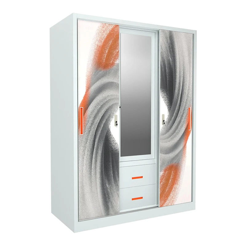 Metal wardrobe 2/3 door wardrobe steel cabinet printing bedroom steel with drawers clothes metal cabinet
Metal wardrobe 2/3 door wardrobe steel cabinet printing bedroom steel with drawers clothes metal cabinet