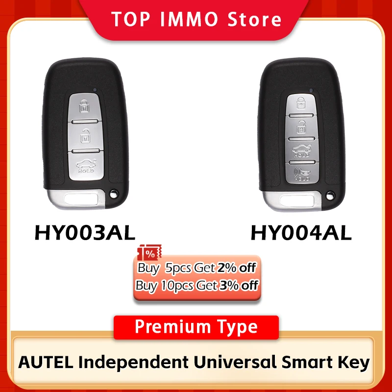 Autel IKEY HY003AL HY004AL Universal Smart Key for MaxiIM KM100 IM508 IM608 XP400PRO APB131
Autel IKEY HY003AL HY004AL Universal Smart Key for MaxiIM KM100 IM508 IM608 XP400PRO APB131