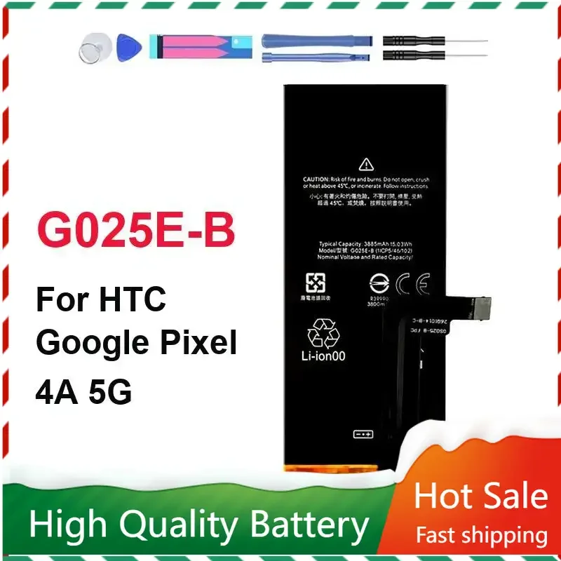 Сменный аккумулятор для Google Pixel 4A 5G, версия G025E-B, аккумулятор для телефона, 3885 мАч, портативные аккумуляторы, гарантия + трек-код
Сменный аккумулятор для Google Pixel 4A 5G, версия G025E-B, аккумулятор для телефона, 3885 мАч, портативные аккумуляторы, гарантия + трек-код