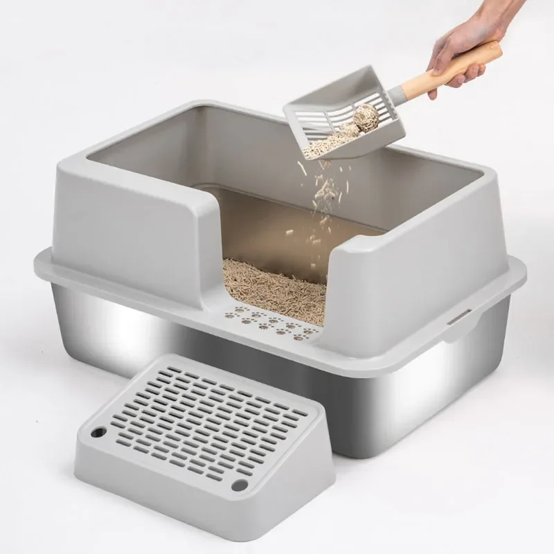 % большой ящик для кошачьего туалета с защитой от брызг, туалет для домашних животных, 20 л, боковая дверь, полузакрытый ящик для котенка, песочница для кошек, собак, судно для бассейна, лоток для мусора с s
% большой ящик для кошачьего туалета с защитой от брызг, туалет для домашних животных, 20 л, боковая дверь, полузакрытый ящик для котенка, песочница для кошек, собак, судно для бассейна, лоток для мусора с s