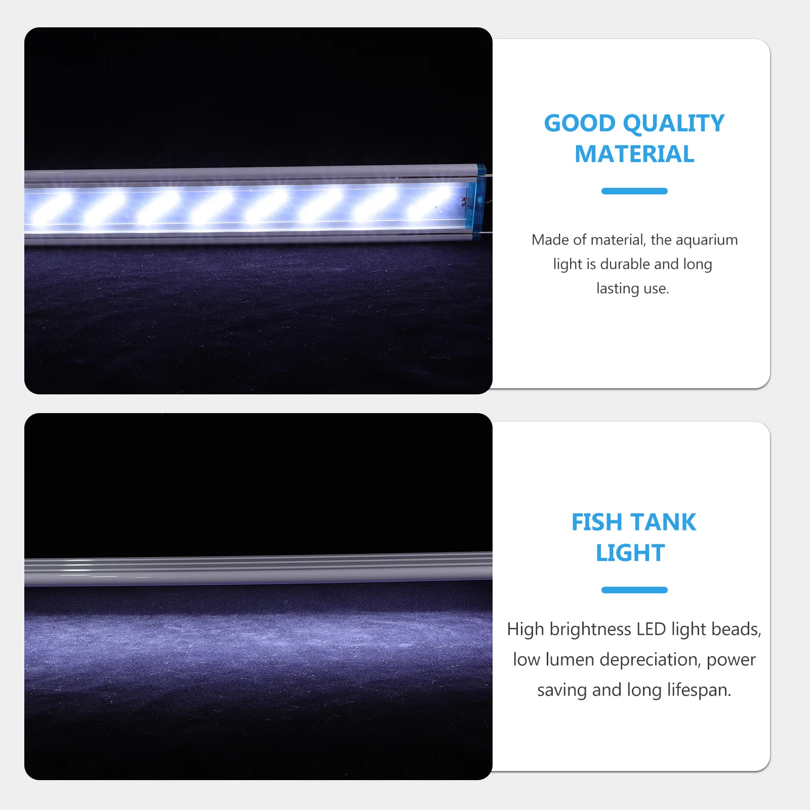 1Pcs LED Fish Tank Light High Brightness Low Lumen Depreciation Long Lifespan Energy Saving Ultra-Thin Aquarium Lamp for Fish
1Pcs LED Fish Tank Light High Brightness Low Lumen Depreciation Long Lifespan Energy Saving Ultra-Thin Aquarium Lamp for Fish