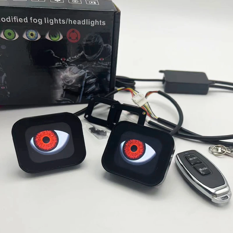 Car electric vehicle led demon eye rearview mirror modified external eye light hawk-eye light multi-mode blinking
Car electric vehicle led demon eye rearview mirror modified external eye light hawk-eye light multi-mode blinking