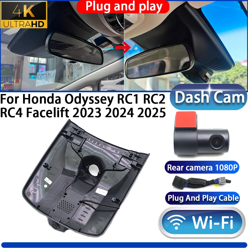 HighCity For Honda Odyssey RC1 RC2 RC4 Facelift 2023 2024 2025 Dash Cam Camera DVR 4K UHD Wifl Plug And Play Video Recorder
HighCity For Honda Odyssey RC1 RC2 RC4 Facelift 2023 2024 2025 Dash Cam Camera DVR 4K UHD Wifl Plug And Play Video Recorder