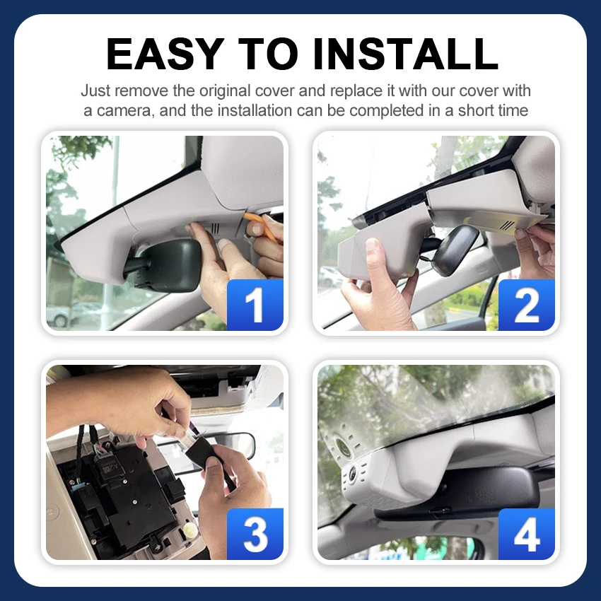 HESHECAM 4K Dash Cam for Honda CR-V CRV Hybrid 6th Gen 2023-2025, Original Style DVR Camera with Night Vision, Loop Recording
HESHECAM 4K Dash Cam for Honda CR-V CRV Hybrid 6th Gen 2023-2025, Original Style DVR Camera with Night Vision, Loop Recording